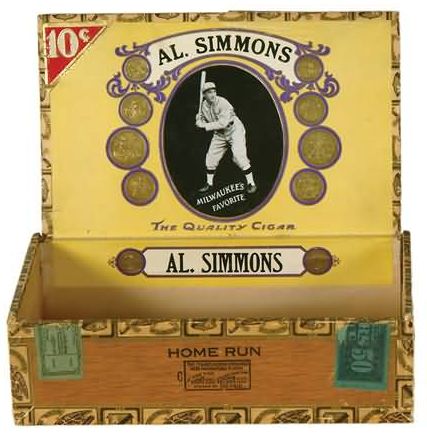 1930 Al Simmons Cigar Box